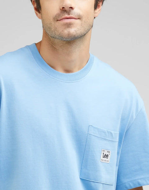 Lee Men's Prep Blue Loose Pocket T-Shirt |Lee In Lebanon