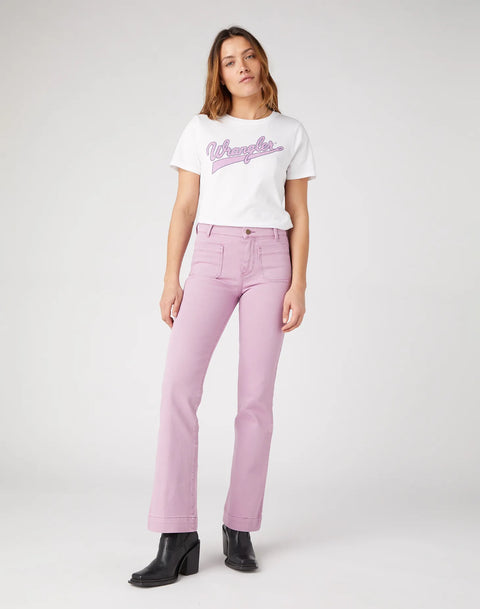 Wrangler Women's Purple Flared Jeans | Wrangler In Lebanon