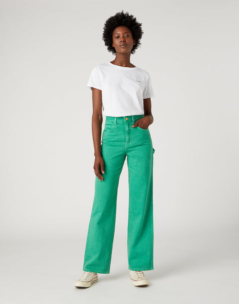 Wrangler Women's Bright Green Mom Carpenter Jeans | Wrangler In Lebanon