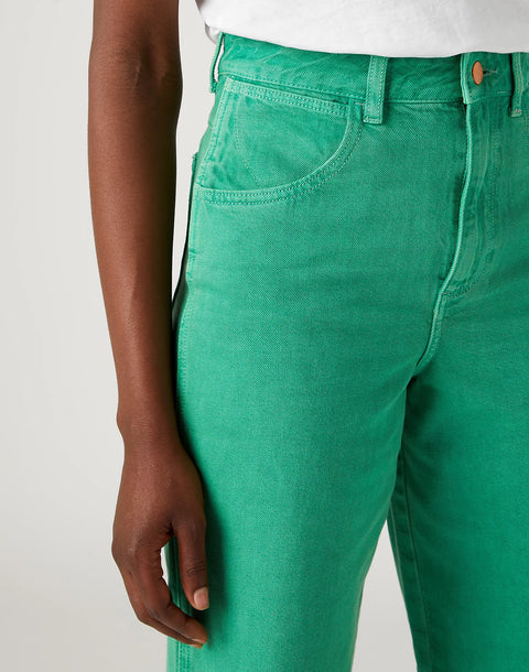 Wrangler Women's Bright Green Mom Carpenter Jeans | Wrangler In Lebanon