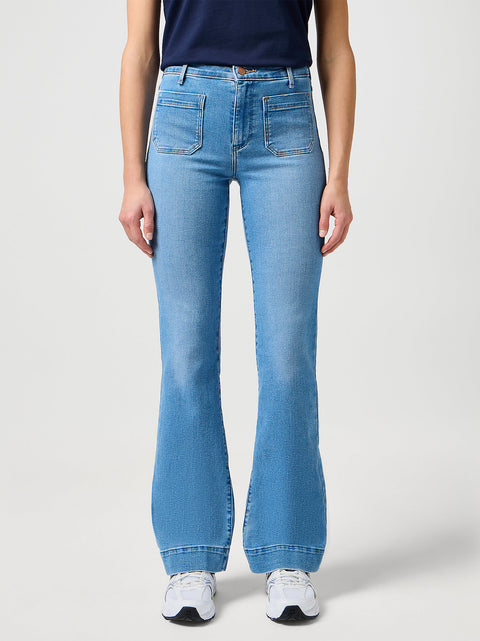 Wrangler Women's Light Blue Trick Of The Ice Jeans | Wrangler In Lebanon