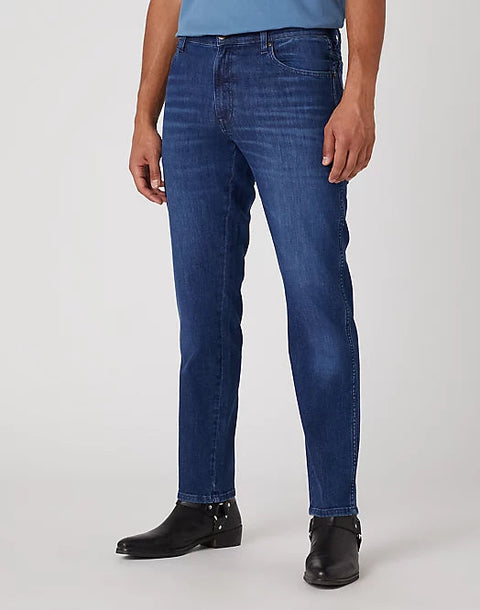 Wrangler Men's Navy Free Way Texas Slim 822 Authentic Slim Jeans | Wrangler In Lebanon