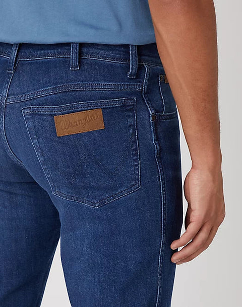 Wrangler Men's Navy Free Way Texas Slim 822 Authentic Slim Jeans | Wrangler In Lebanon