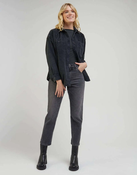 Lee Women's Black Charcoal Frontier Shirt |Lee In Lebanon