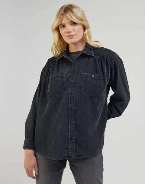 Lee Women's Black Charcoal Frontier Shirt |Lee In Lebanon