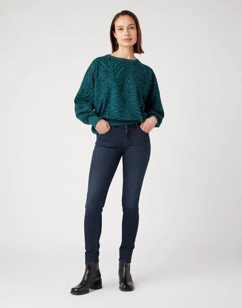 Wrangler Women's Navy Blue Skinny in Dynamite Jeans | Wrangler In Lebanon