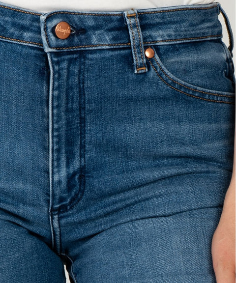 Wrangler Women's Survivor Wild West 603 High-Rise Straight Jeans |Wrangler In Lebanon