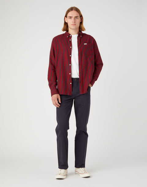 Wrangler Men's Navy Texas Slim 822 Authentic Slim Pants | Wrangler In Lebanon