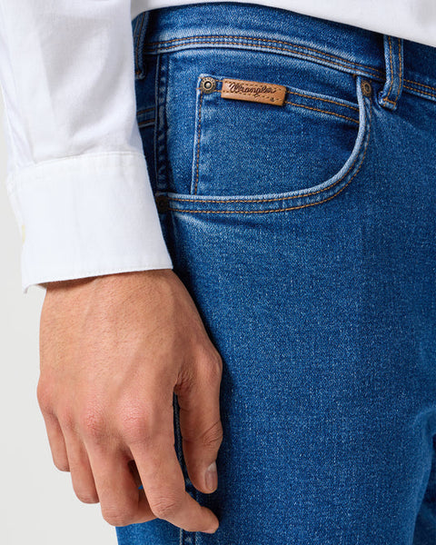 Wrangler Men's Dark Blue Heartbreaker Authentic Straight Texas Jeans | Wrangler In Lebanon