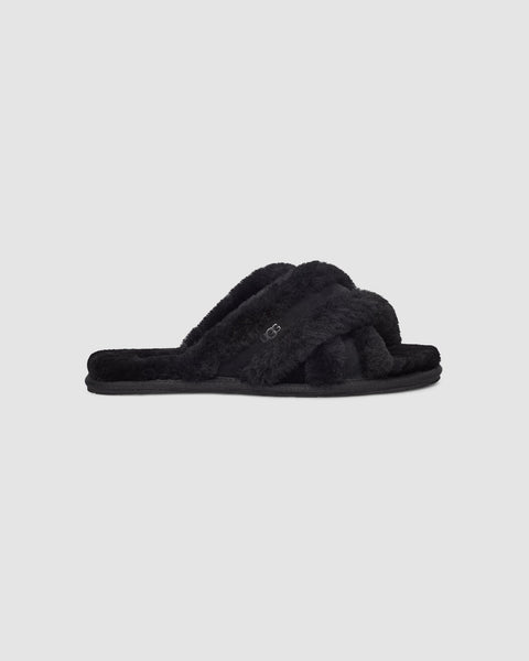UGG Women's Black Fur W Scuffita Slippers | UGG In Lebanon