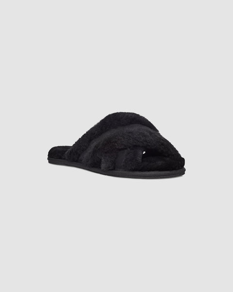 UGG Women's Black Fur W Scuffita Slippers | UGG In Lebanon