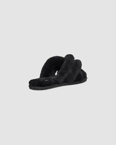 UGG Women's Black Fur W Scuffita Slippers | UGG In Lebanon