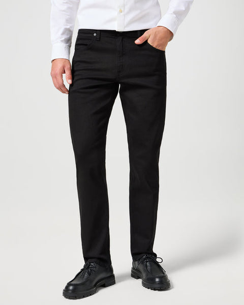 Wrangler Men's Black Greensboro Regular Straight Jeans | Wrangler In Lebanon
