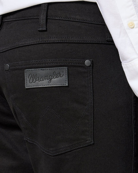 Wrangler Men's Black Greensboro Regular Straight Jeans | Wrangler In Lebanon