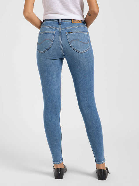 Lee Women's Light Blue Scarlett High Zip Jeans | Lee In Lebanon