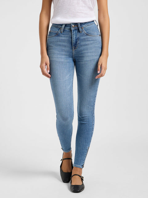 Lee Women's Light Blue Scarlett High Zip Jeans | Lee In Lebanon