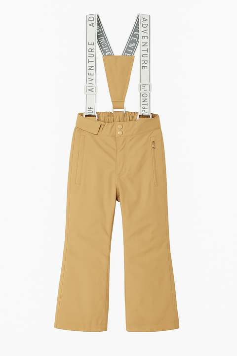 POMPdeLUX Kid's Light Brown Ski Jumpsuit  |POMPdeLUX in Lebanon
