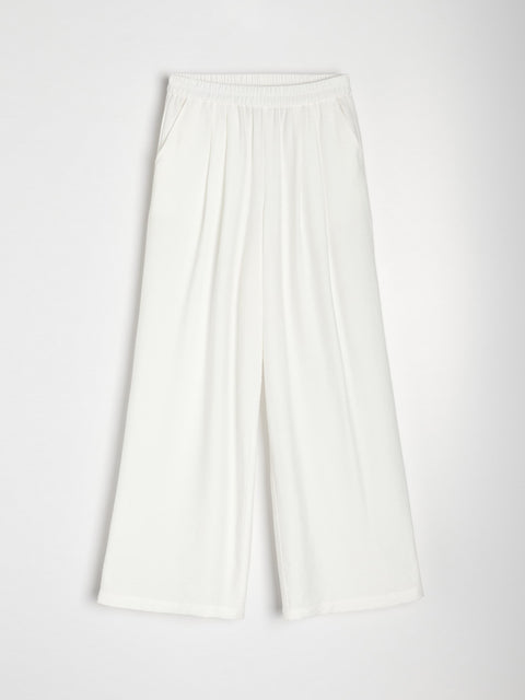 Sinsay Women's White Wide Leg Pants | Sinsay In Lebanon