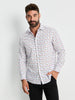 Sinsay MEN white multi all over print shirt AYA