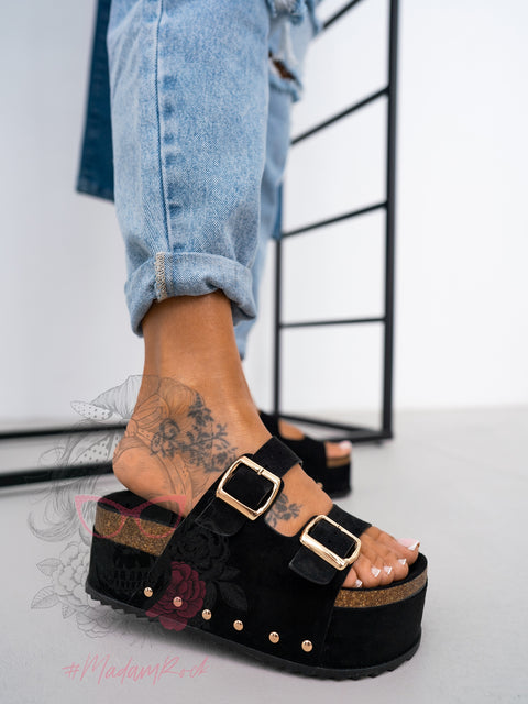 Madden Girl Women's Black Babess Sandals | Madden Girl In Lebanon