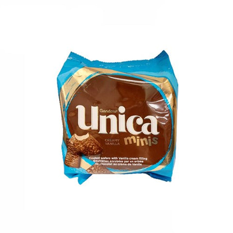 Gandour Unica Minis Coated Wafer With Vanilla Cream 189g