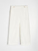 Sinsay Women's White Wide-Leg High-Waist Trousers | Sinsay in Lebanon