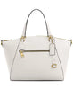 Coach Women's Off White Bella Pebbled Leather Satchel|Coach In Lebanon