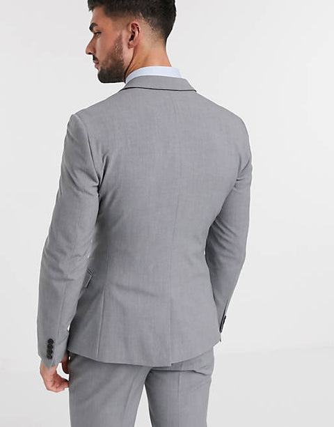 ASOS DESIGN  Men's Gray Blazer 100685326 AMFJ118 sh6