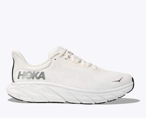 Hoka Men's White Arahi 7 Running Shoes | Hoka In Lebanon