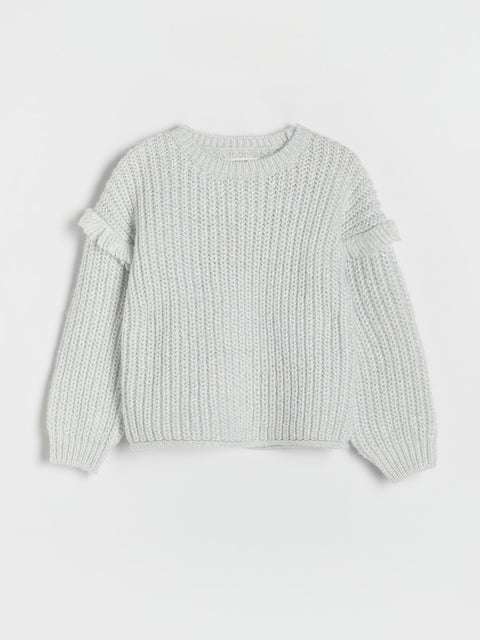 Reserved Girl's Light Grey Sweater | Reserved In Lebanon