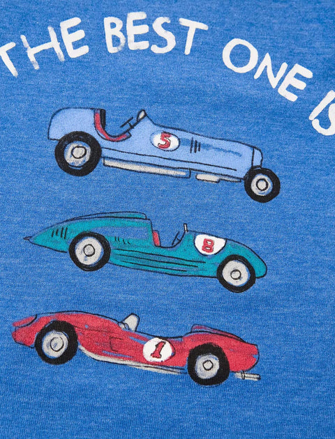 Mango Baby Boy's Blue Graphic T-Shirt |Mango In Lebanon