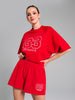 Sinsay Women's Red Patterned Short | Sinsay In Lebanon