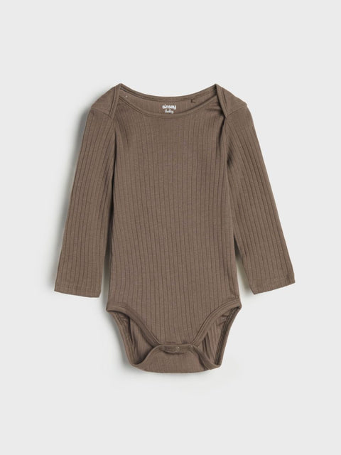 Sinsay Baby Boy's Beige & Brown Pack Of 3 Moon Printed Bodysuits | Sinsay In Lebanon
