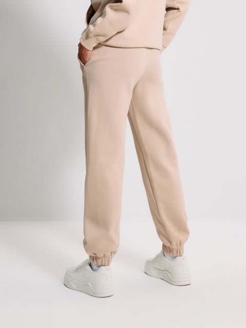 Sinsay Women's Light Beige with cuffs Sweatpants | Sinsay in lebanon