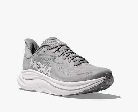 Hoka Men's Gray & White Clifton 10 Sneakers |Hoka In Lebanon
