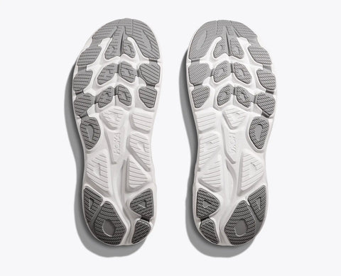 Hoka Men's Gray & White Clifton 10 Sneakers |Hoka In Lebanon