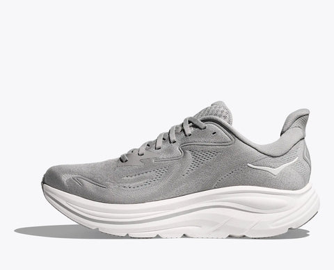 Hoka Men's Gray & White Clifton 10 Sneakers |Hoka In Lebanon
