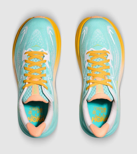 Hoka Unisex Blue Spark/White Clifton 10 Sneakers | Hoka In Lebanon