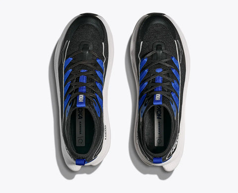 Hoka Men's Black & Blue Kawana Mid Sneakers | Hoka In Lebanon