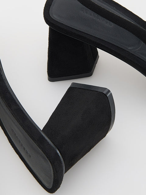 Reserved Women's Black Pumps With Buckle Detail Heels | Reserved In Lebanon