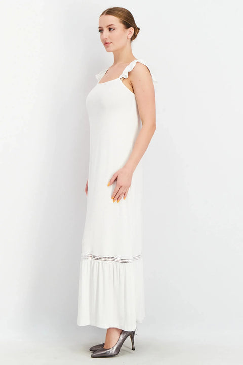 Asos Design Women's White Dress ANF1878
