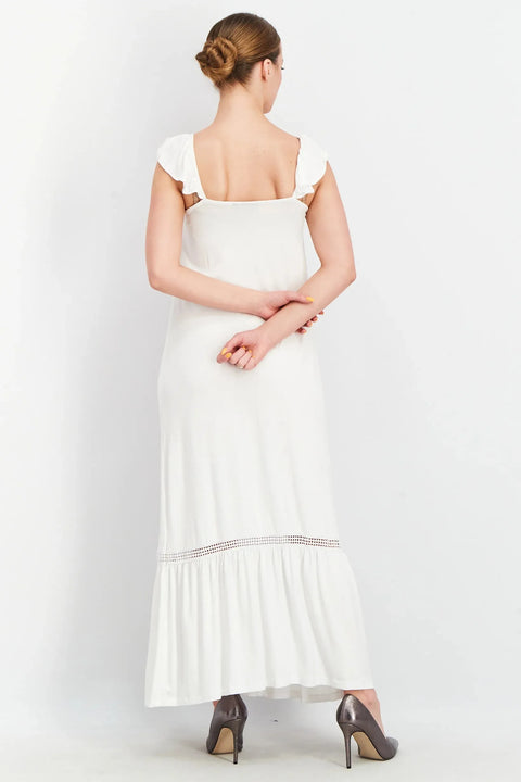 Asos Design Women's White Dress ANF1878