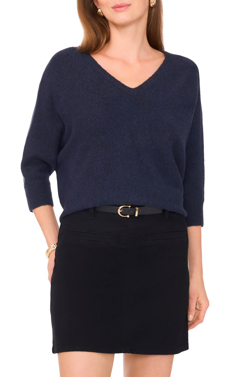 Vince Camuto Women's Navy Dolman Sleeve Sweater|Vince Camuto In Lebanon