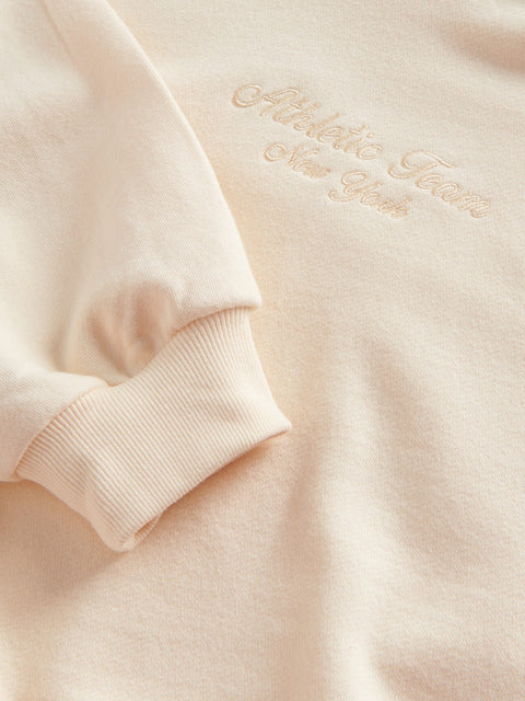 Reserved Boy's Beige Oversized Hoodie With Embroidery Detail | Reserved In Lebanon
