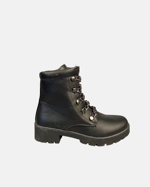 10 Baci Girl's Black Boots G225BR003  SI556 (shoes 2/ b1)