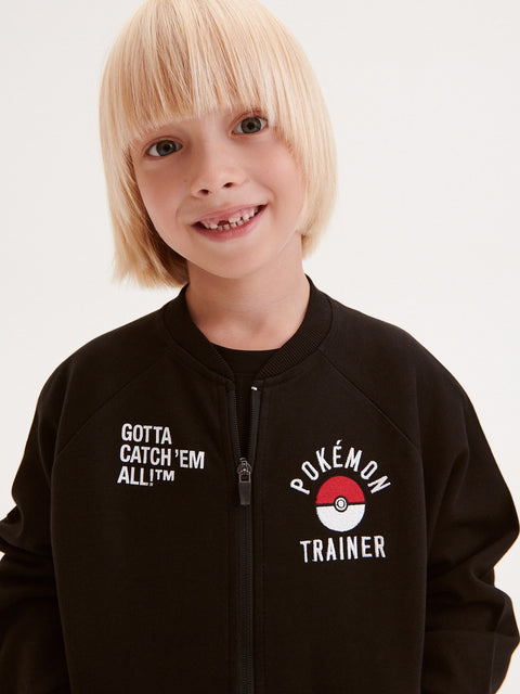 Reserved Boy's Black Pokémon Oversized Jacket | Reserved In Lebanon