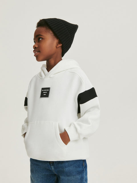 Reserved Boy's White Oversized Hoodie | Reserved In Lebanon