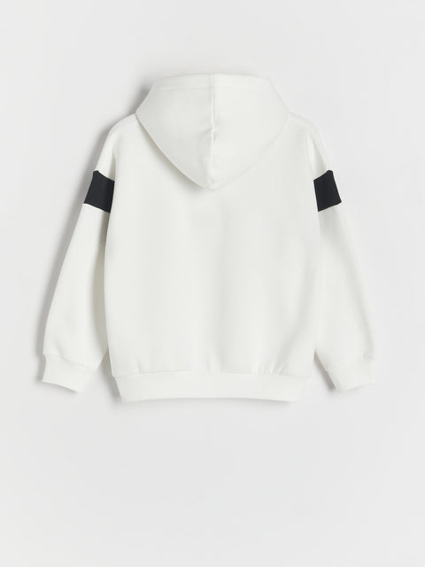 Reserved Boy's White Oversized Hoodie | Reserved In Lebanon