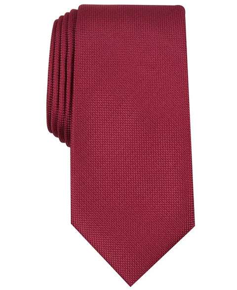 Perry Ellis Portfolio Men's Burgundy Oxford Solid Tie | Perry Ellis Portfolio In Lebanon