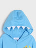 Sinsay Baby Boy's Blue Shark Zip Up Hoodie | Sinsay In Lebanon